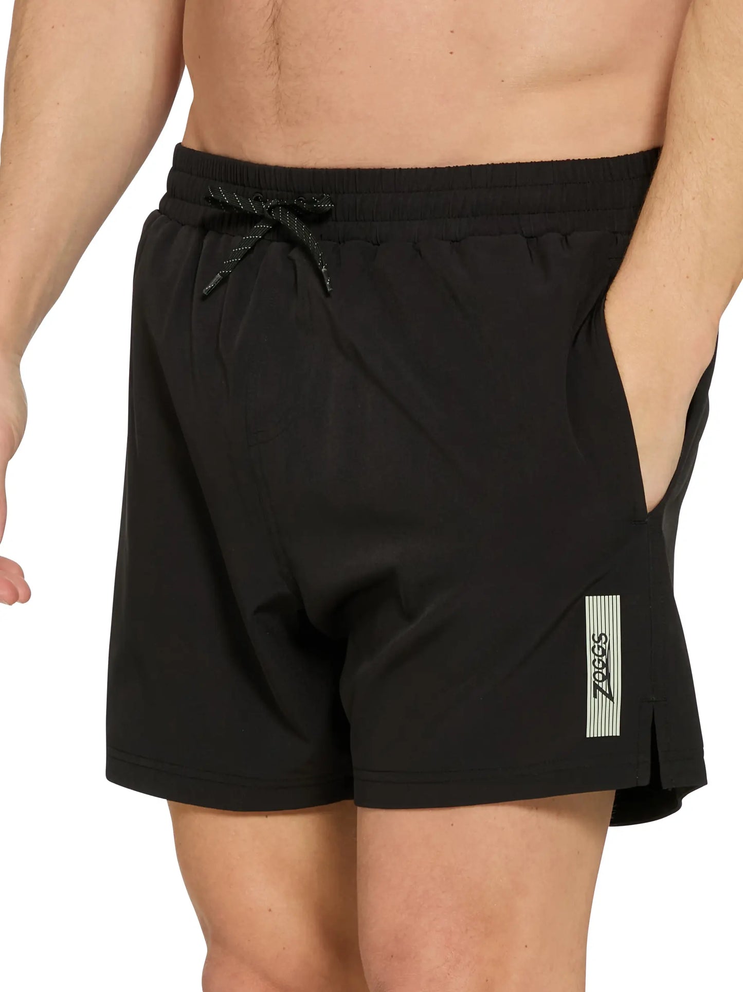 Zoggs Mens Kiama 15 Inch Shorts - Black