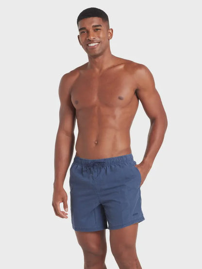 Zoggs Mens Mosman Washed 15 Inch Shorts Ecodura - Navy
