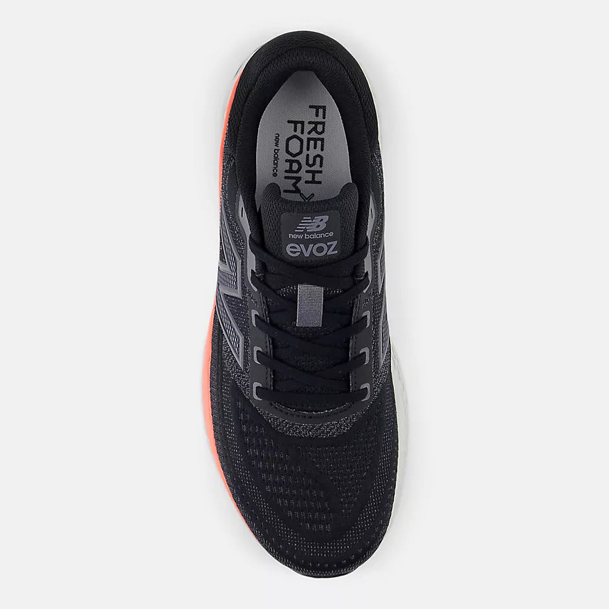 New Balance Mens Fresh Foam X EVOZ v4 (2E) - Charcoal/Orange