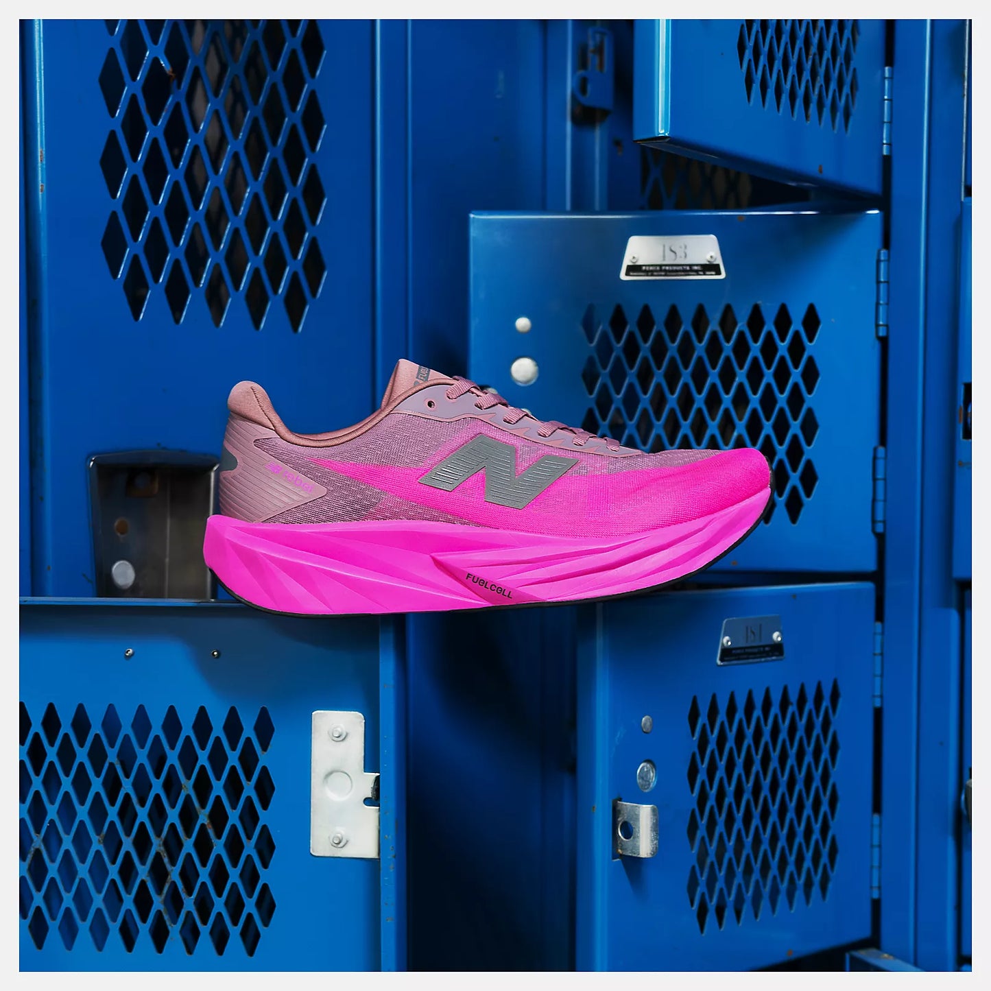 New Balance Womens FuelCell Rebel v5 - Pink Heat/Rosewood