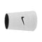 Nike Swoosh Reversible Double Wristbands - Black/White
