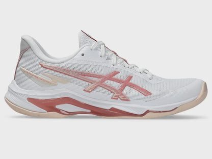 Asics Womens Netburner Ballistic FF 4- White/Rose