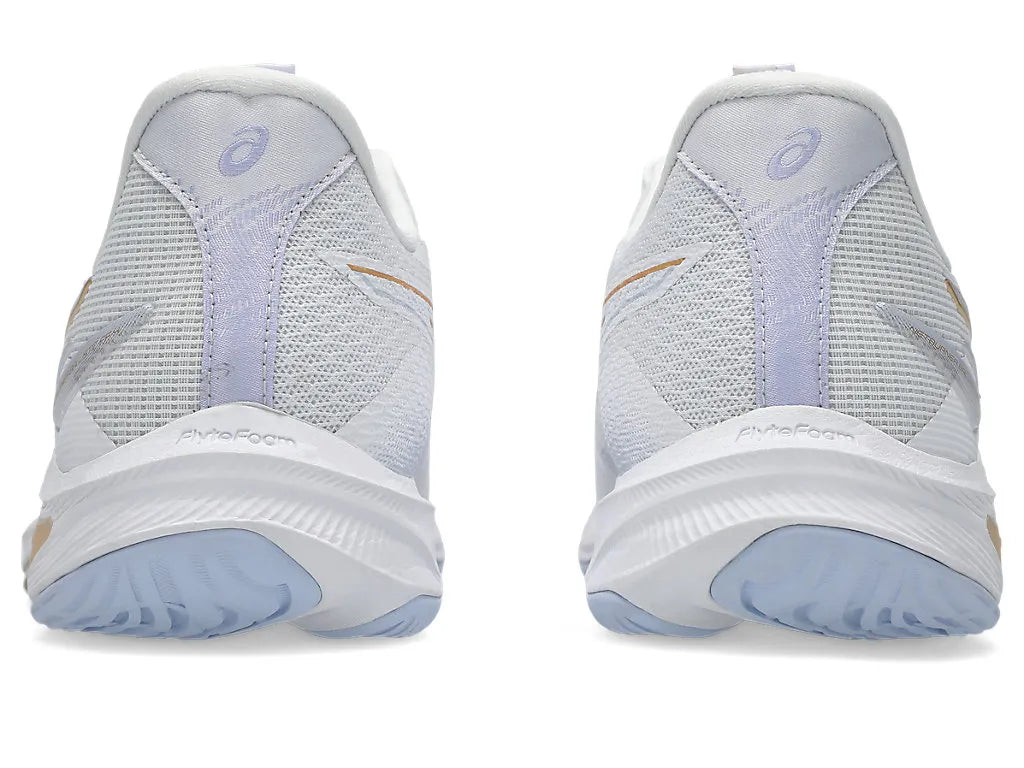 Asics Womens Netburner Ballistic FF 4 (D Width) - White/Champagne