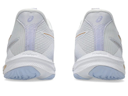 Asics Womens Netburner Ballistic FF 4 (D Width) - White/Champagne