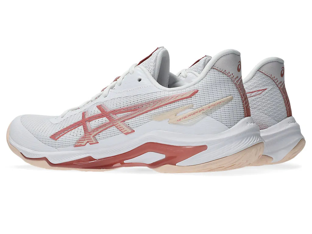 Asics Womens Netburner Ballistic FF 4- White/Rose
