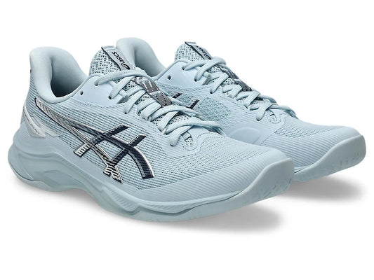 Asics Womens Netburner Ballistic FF4- Sky/Pure Silver