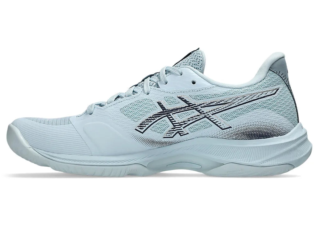 Asics Womens Netburner Ballistic FF4- Sky/Pure Silver