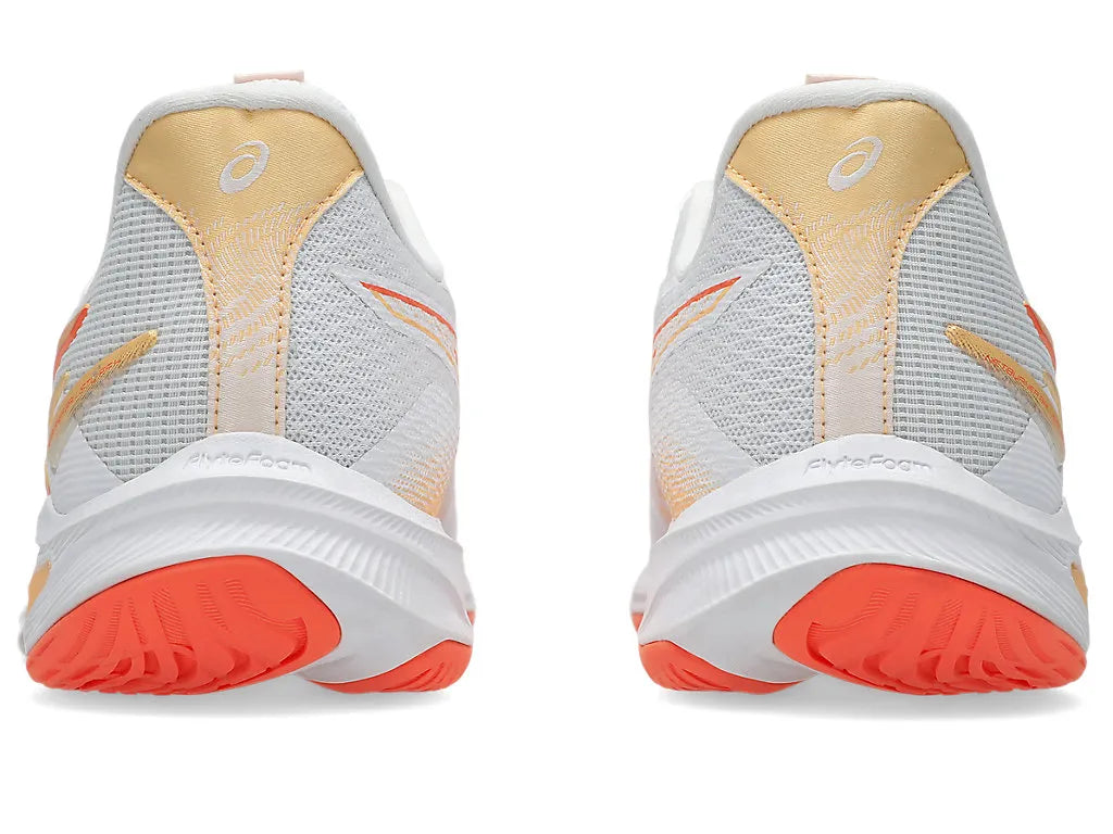 Asics Womens Netburner Ballistic FF 4 - White/Vivid Coral