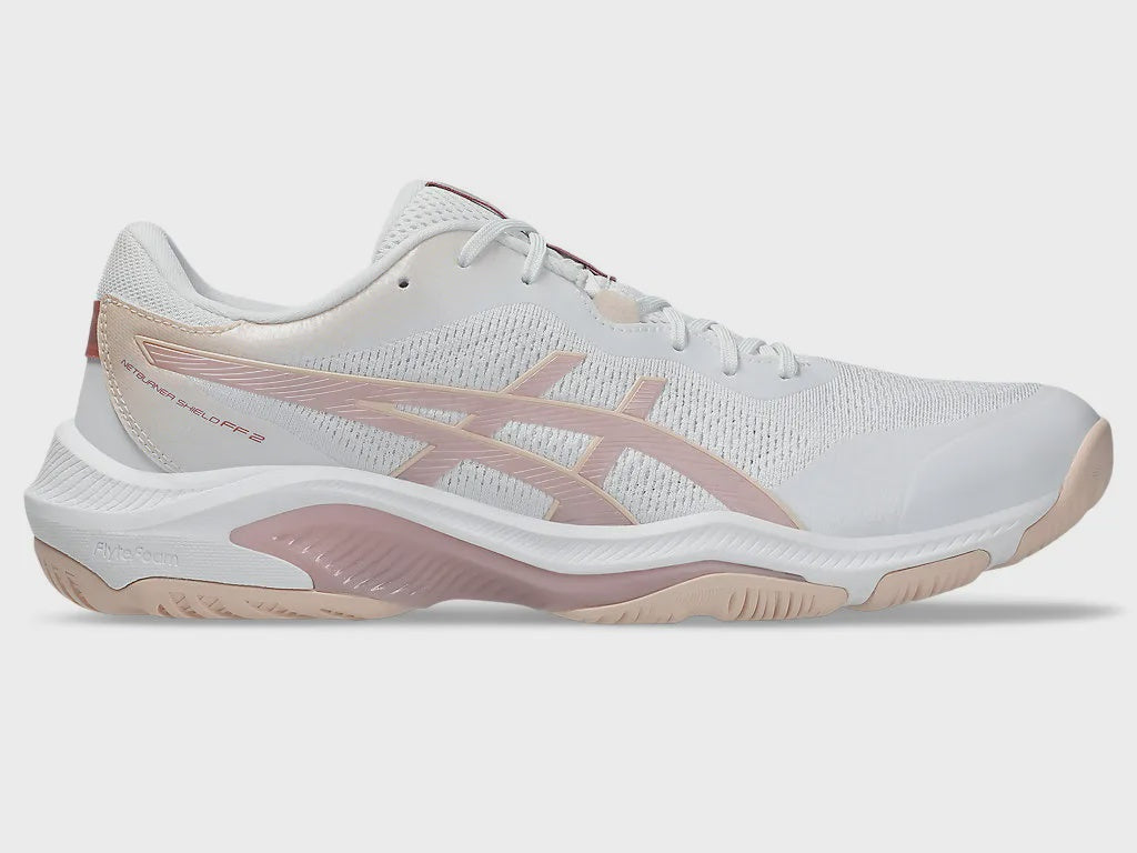 Asics Womens Netburner Shield FF 2 -White/Morganite