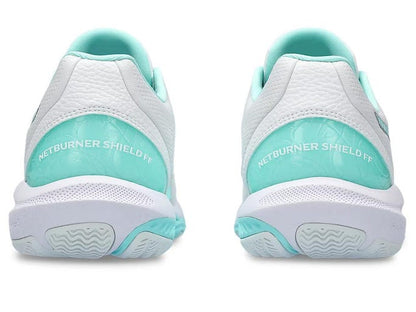 Asics Womens Netburner Shield FF - White/Illuminate Mint