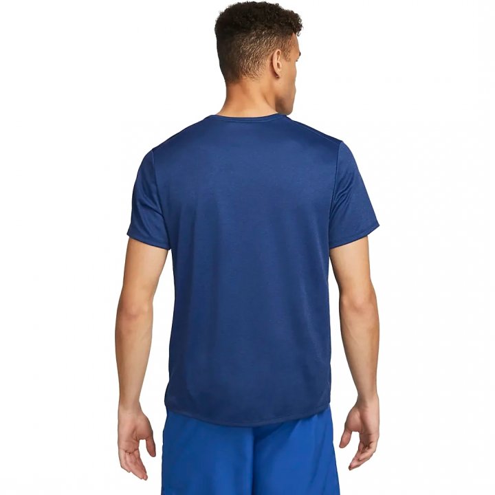 Nike Men's Drifit UV Miler Tee - Blue