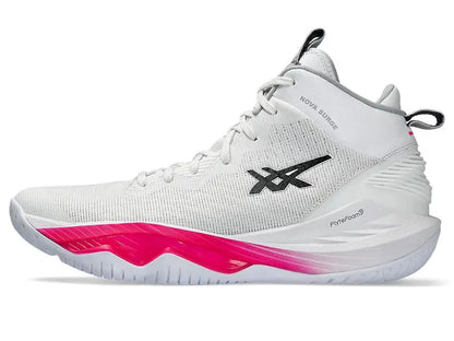 Asics Mens Nova Surge 2 Basketball Boots - White/Carrier Grey