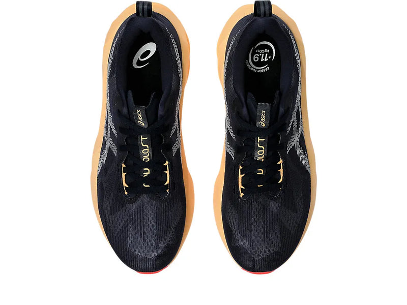 Asics Mens Novablast 5 - Midnight/Orange Glow