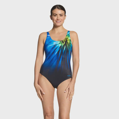 Zoggs Womens Adjustable Scoopback One Piece - Octane