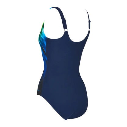 Zoggs Womens Adjustable Scoopback One Piece - Octane