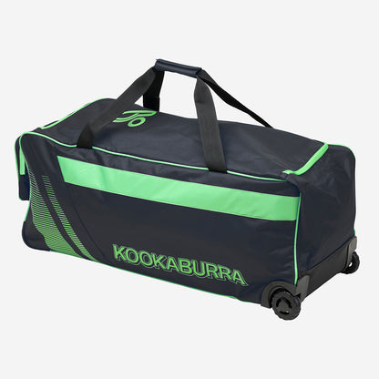 Kookaburra Pro 2.0 Cricket Wheelie Bag - Black/Lime