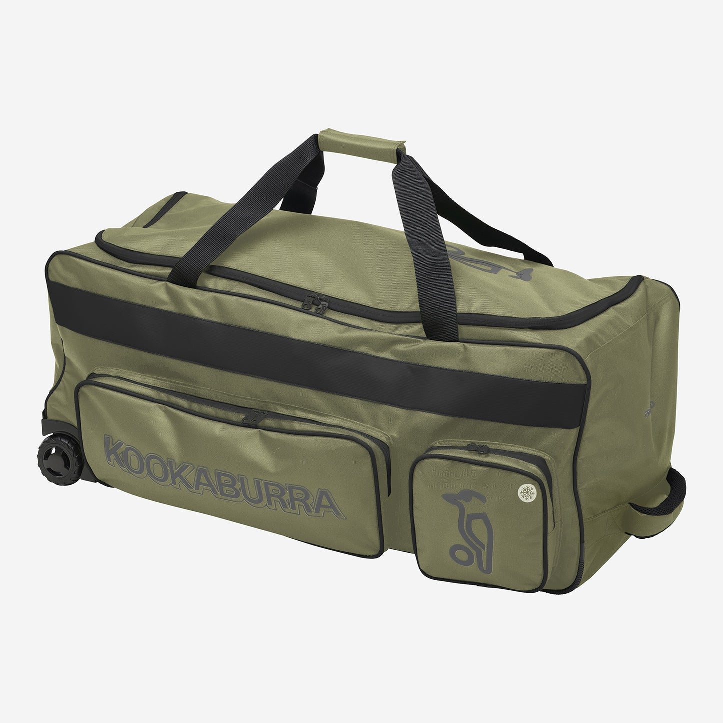 Kookaburra Pro 3.0 Cricket Wheelie Bag - Khaki/Black