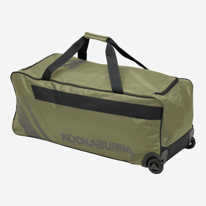 Kookaburra Pro 3.0 Cricket Wheelie Bag - Khaki/Black