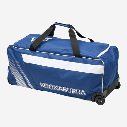 Kookaburra Pro 3.0 Cricket Wheelie Bag - Navy/White