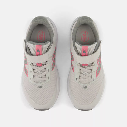 New Balance Kids 520 Bungee Lace with Hook & Loop - Grey Matter