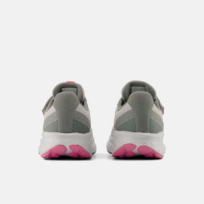 New Balance Kids 520 Bungee Lace with Hook & Loop - Grey Matter