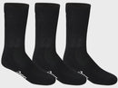 Asics Pace Crew Sock 3 Pack - Black