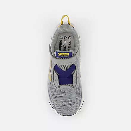 New Balance Little Kids Dynasoft Nitrel V6 Bungee Lace- Grey/Blue