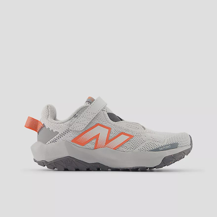 New Balance Little Kids Dynasoft Nitrel V6 Bungee Lace- Grey/Flare