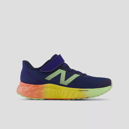New Balance Kids Arishi v4 Bungee Lace with Top Strap - Blue Oyster