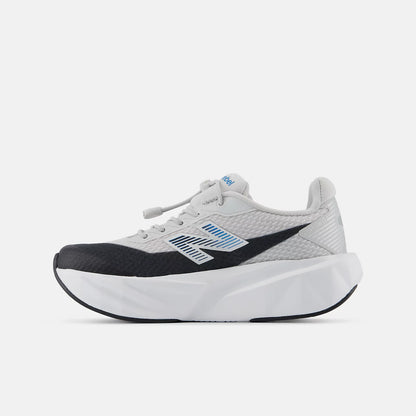 New Balance Kids FuelCell Rebel Bungee Lace w/Toggle - Grey Matter/Alkaline