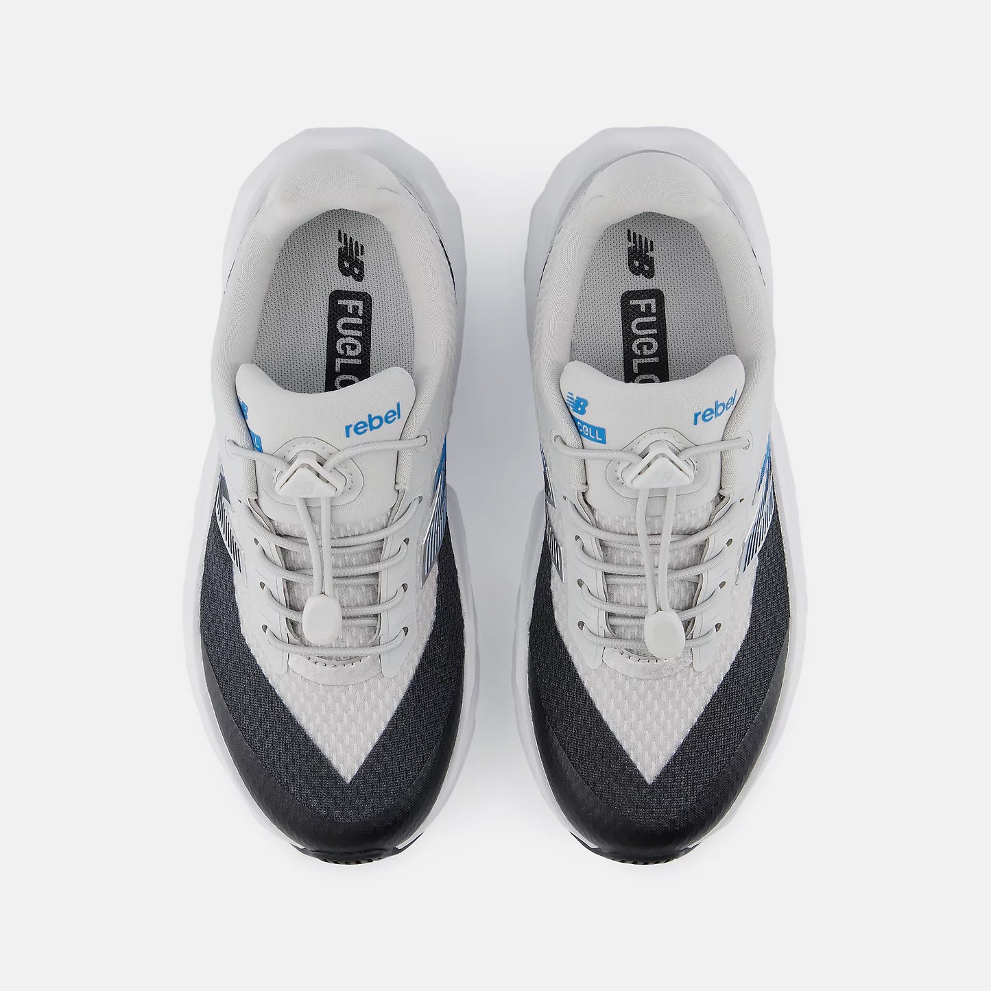 New Balance Kids FuelCell Rebel Bungee Lace w/Toggle - Grey Matter/Alkaline