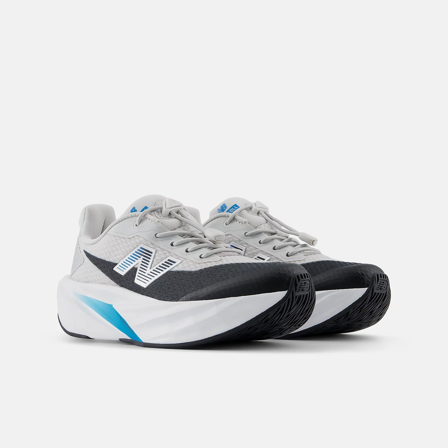 New Balance Kids FuelCell Rebel Bungee Lace w/Toggle - Grey Matter/Alkaline