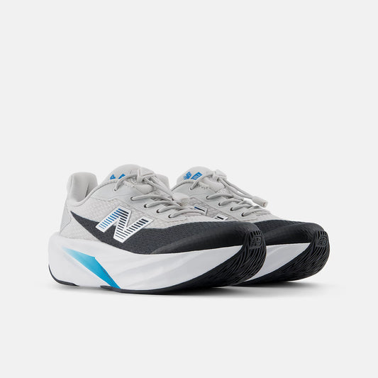 New Balance Kids FuelCell Rebel Bungee Lace w/Toggle - Grey Matter/Alkaline