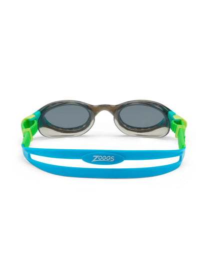 Zoggs Phantom 2.0 Junior Goggles - Black/Green/Tint Smoke