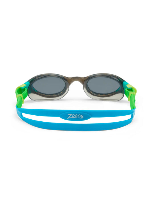 Zoggs Phantom 2.0 Junior Goggles - Black/Green/Tint Smoke