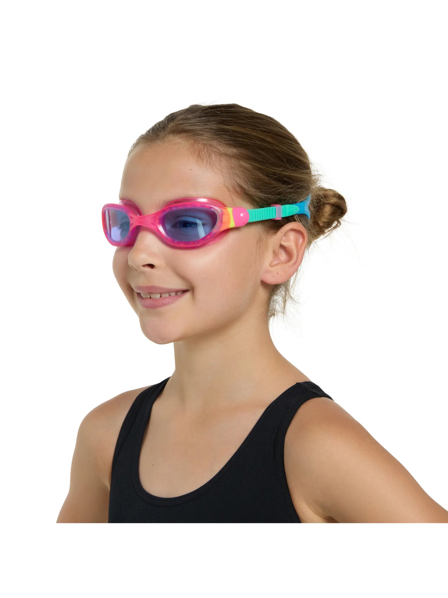 Zoggs Phantom 2.0 Junior Goggles - Pink/TurquoiseTint/Blue