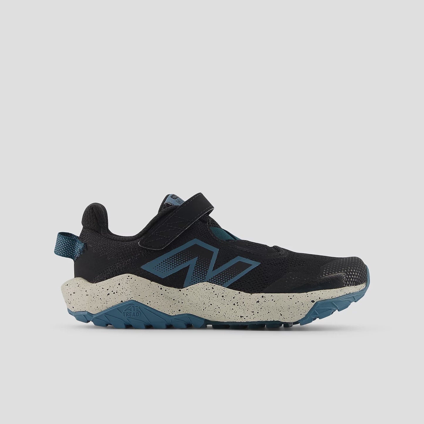 New Balance Little Kids Nitrel Bungee Lace - Black/Saltwater/Timberwolf