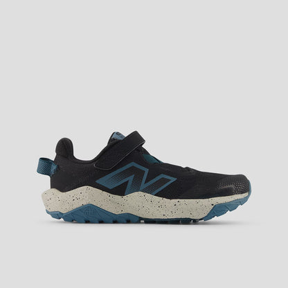 New Balance Little Kids Nitrel Bungee Lace - Black/Saltwater/Timberwolf