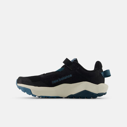 New Balance Little Kids Nitrel Bungee Lace - Black/Saltwater/Timberwolf