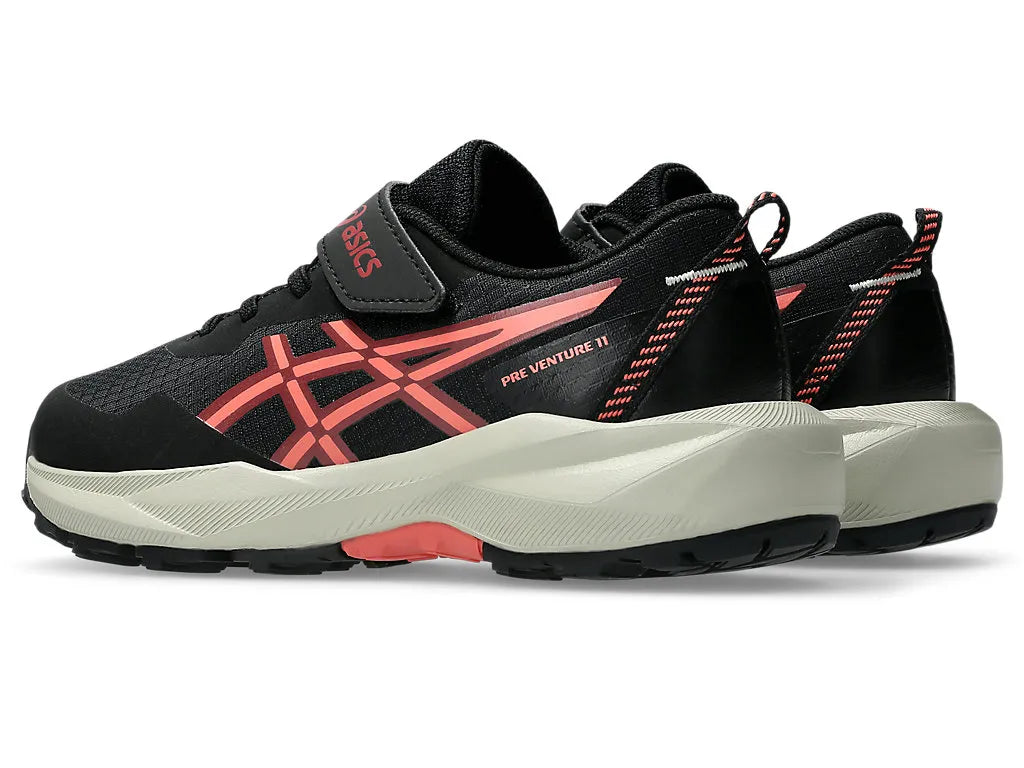 Asics Kids PRE VENTURE 11 PS - Black/Papaya