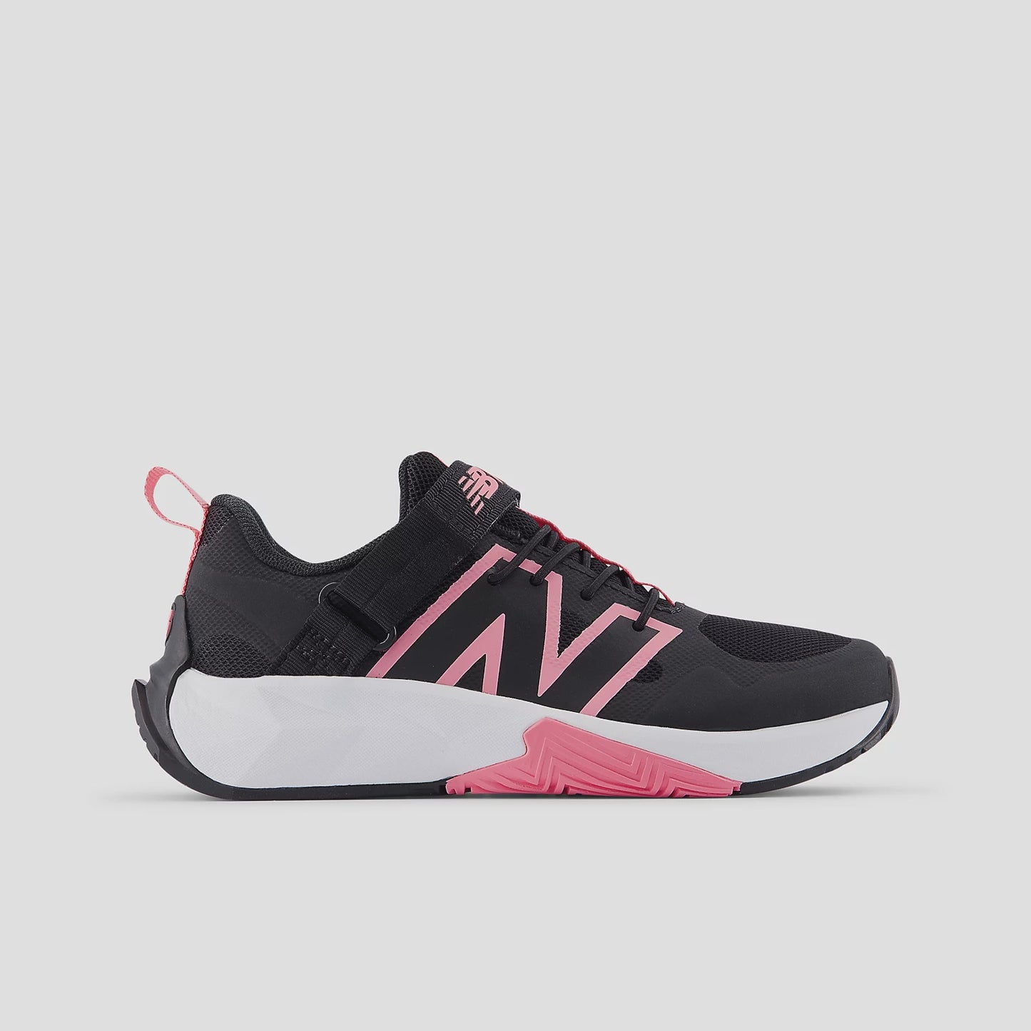 New Balance Little Kids FuelCell Play Bungee w/Top Strap - Black/Signal Pink/White