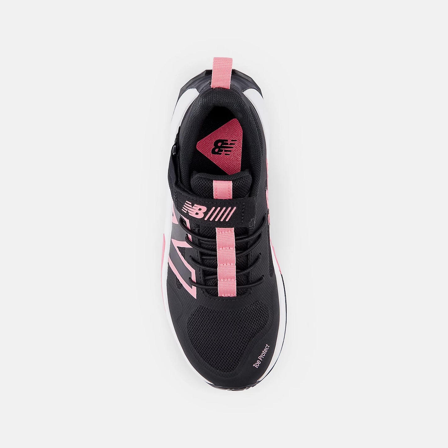 New Balance Little Kids FuelCell Play Bungee w/Top Strap - Black/Signal Pink/White
