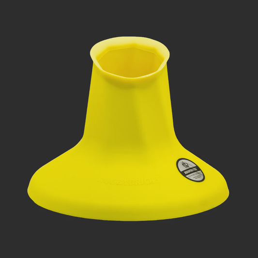 Rugby Bricks Vortex High Cut Kicking Tee - Neon Yellow