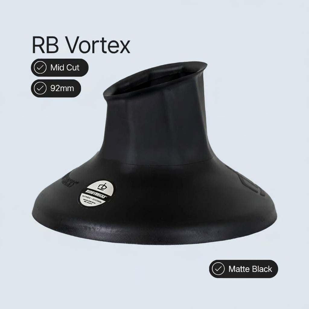 Rugby Bricks Vortex Mid Cut Kicking Tee - Matte Black