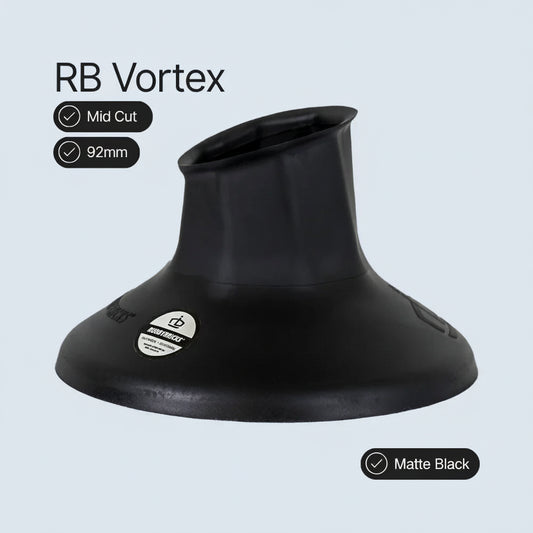 Rugby Bricks Vortex Mid Cut Kicking Tee - Matte Black