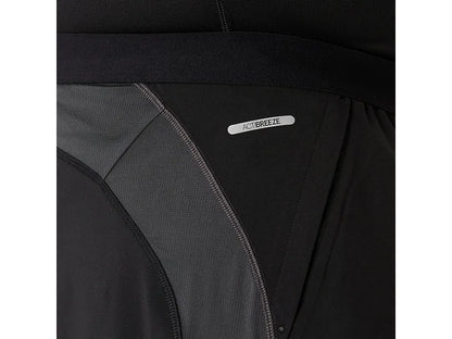 Asics Mens Performance Road 5 Inch Shorts - Black/Graphite Grey