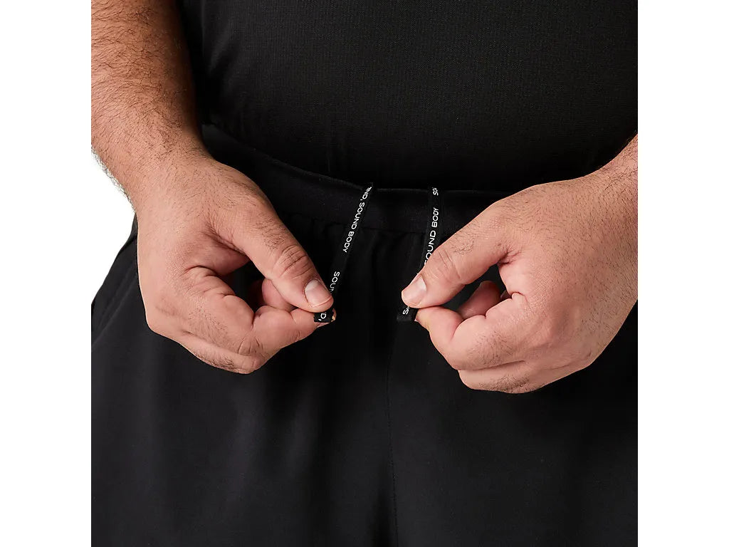 Asics Mens Performance Road 5 Inch Shorts - Black/Graphite Grey