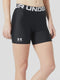 Under Armour Womens Heat Gear Authentic Middy Short- Black