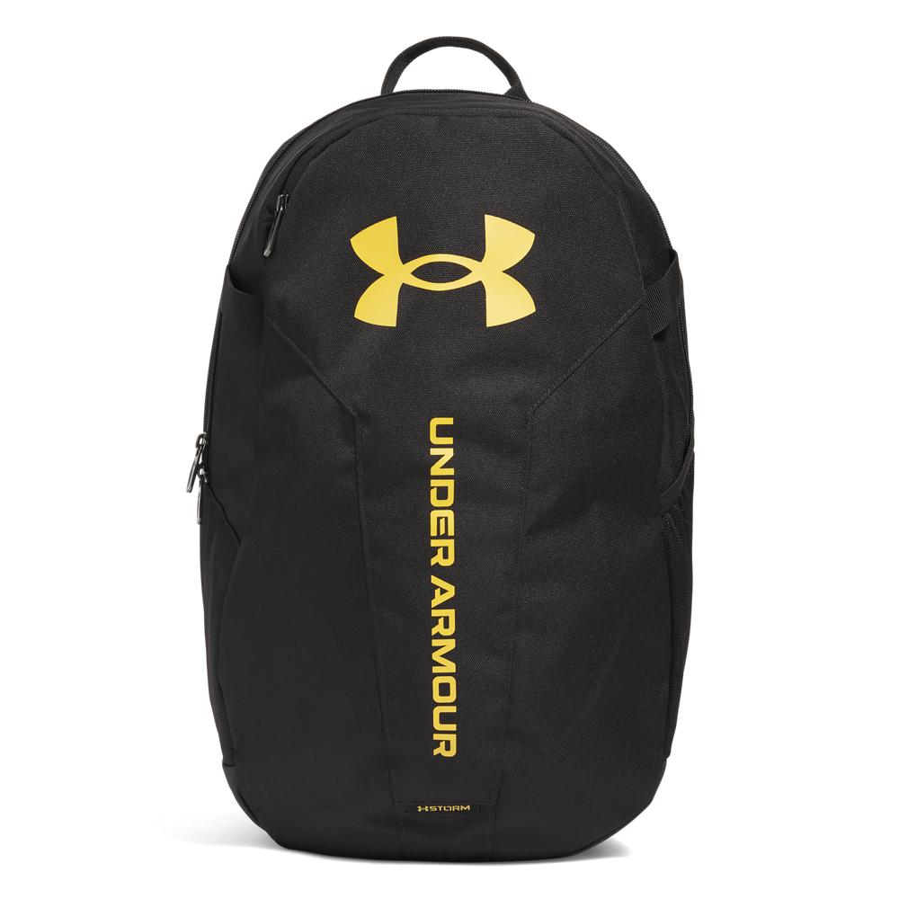 Under Armour Unisex Hustle Lite Backpack - Black/Noble Gold