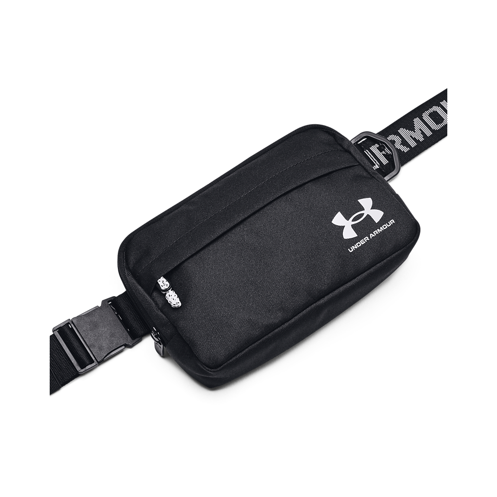 Under Armour Essential Waist Bag Crossbody - Black/Black/White